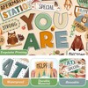 Weekgrat 45pcs Bulletin Board Set Motivational Posters Classroom Mirror Growth