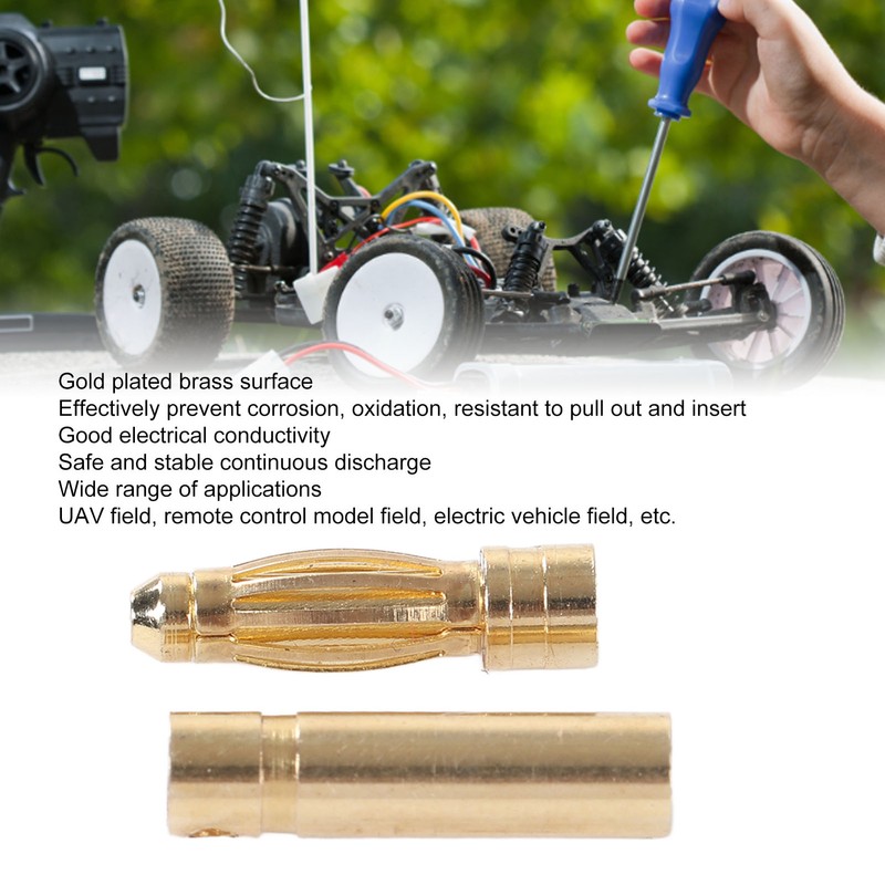 30 Pairs Battery Connector Plug Gold Plated for RC Lithium