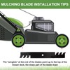 Mower Mulching Blade Compatible with 00273100, Exmark Scag 482878 481707