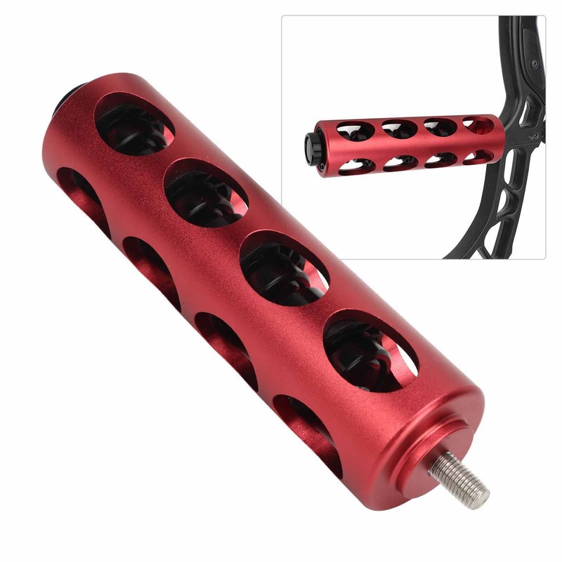 Archery Bow Stabilizer 6 Inch Aluminum Alloy Rubber Damper Vibration