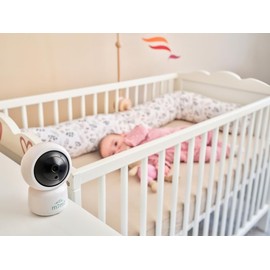 ETA Baby Monitor Mimi Smart I Full HD (1920 x 1080) and VGA I Android/iOS App I Motion, Noise, Room Temperature Detection I Two-Way Audio I Infrared Night Vision I 6 Lullabies