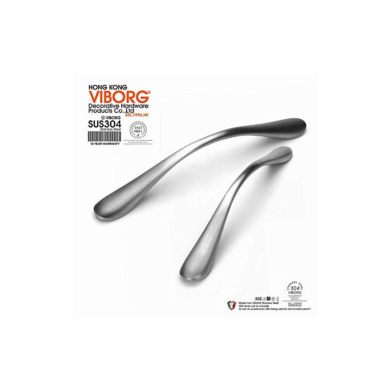 VIBORG (4 Pieces Solid SUS304 Stainless Steel Casting Modern Kitchen