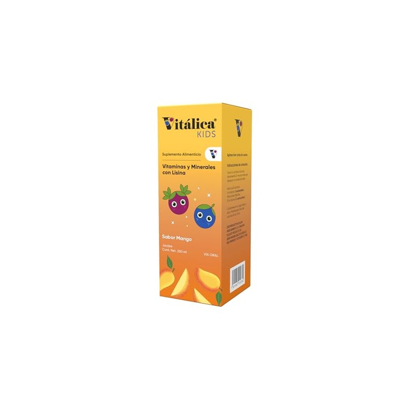Bomuca Vitalica Kids 250ml Suplemento Alimenticio Vitamina Calcio Contribuye Sano