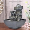 lyrlody Desktop Fountain Reliable Indoor Fountain Submersible Pump Practical Lightweight