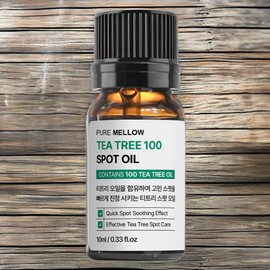 Pure Mellow Carrier Oil Facial Oil Tea Tree 100 Spot Oil 6 Pieces 10ml / 퓨어멜로우 캐리어오일 페이셜오일 티트리 100 스팟 오일 6개 10ml