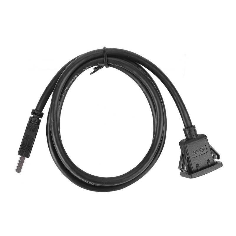 USB 3.0 Dashboard Adapter Line Car Motorcycle Single Port Audio