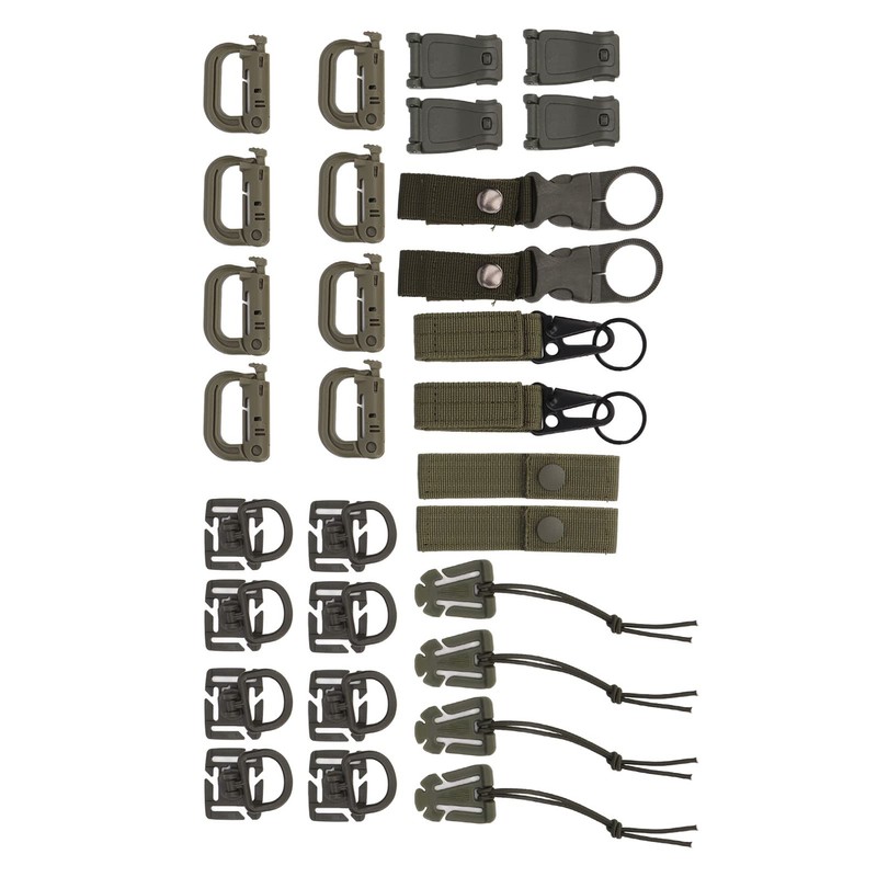 30 Pieces Molle Attachments, Easy to Use Backpack Accessories for