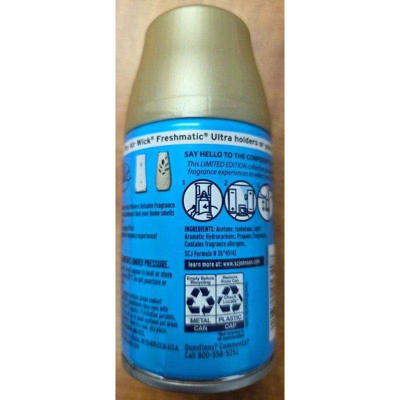 Glade 2PK Glade Automatic Spray Refill,Cool Coconut,Scente