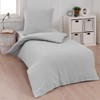 Traumschlaf Muslin Bed Linen Plain Blue, Pillowcase Single 40 x