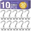 E BAVITE Strong Magnetic Hooks, 30Lbs Magnetic Hooks Neodymium Magnets
