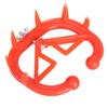 Cattle Nose Ring Set, 10 Pack, Red Plastic Weaning Tool,