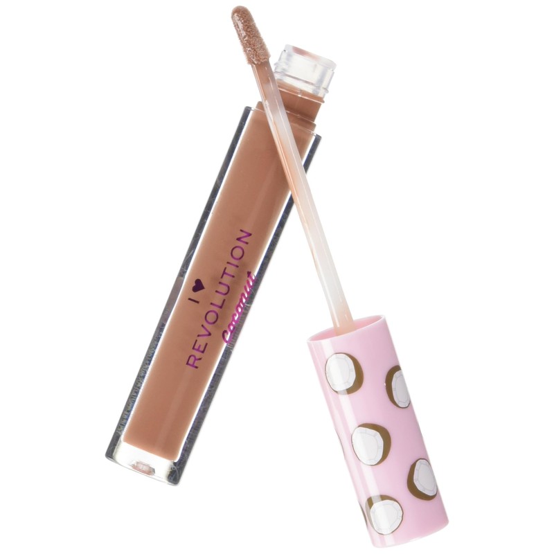 I Heart Revolution, Tasty Coconut Lipgloss, Hydrating & Non-Sticky Coconut