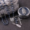 HanlinCC 6mm Glass Pearl Beads Catholic Our Lady of Guadalupe