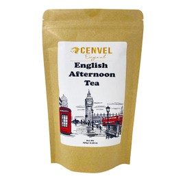 CENVEL® English Afternoon Tea | City of London Scenes Loose-Leaf Black Tea in Resealable Pouch | Great Gift for Loved Ones (150g, London City)