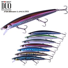 DUO Lure Lance Tido Minnow Lure, Hokkaido Limited, 110S Santan Isashi