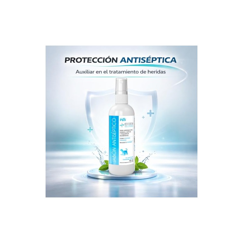 Fancy Pets Medical Solutions Jabón Antiséptico para Heridas de Perros