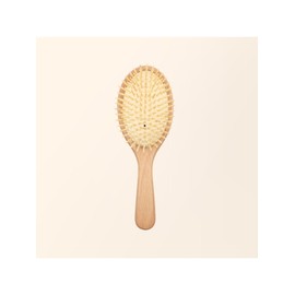 Wood Round Cushion Brush / 우드 라운드 쿠션 브러시