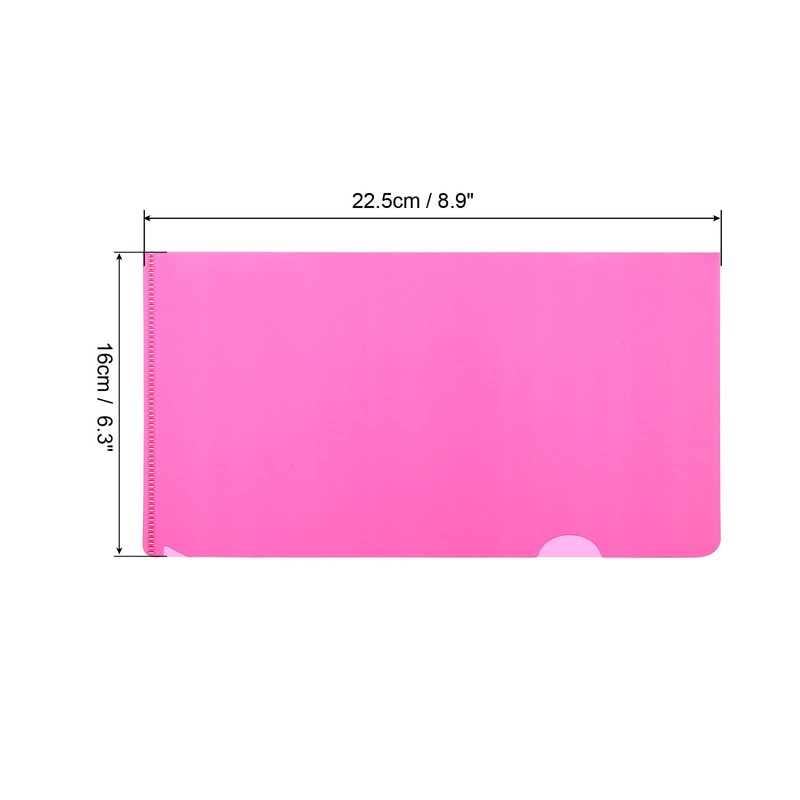 PATIKIL L Type Folders 12 Pack 8.9 x 6.3 inches