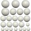 24 Pcs Craft Foam Balls, Smooth Blank Styrofoam Balls for