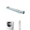 Dundas Jafine 28in.To 45 in.Adjustable Space Saver Aluminum Dryer Vent