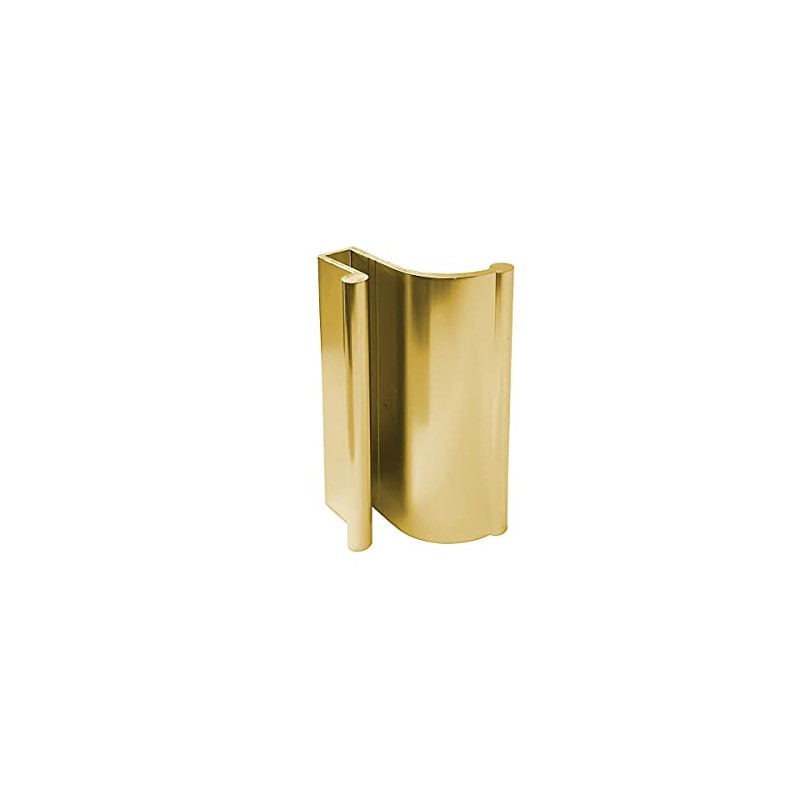 Bright Gold Tub Enclosure and Sliding Shower Door Pull Handle