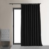 HPD Half Price Drapes Extra Wide Signature Blackout Velvet Curtains
