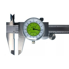 iGaging Fractional Dial Caliper 6" Inside Outside Depth Gauge Read 0.01 or 1/64"