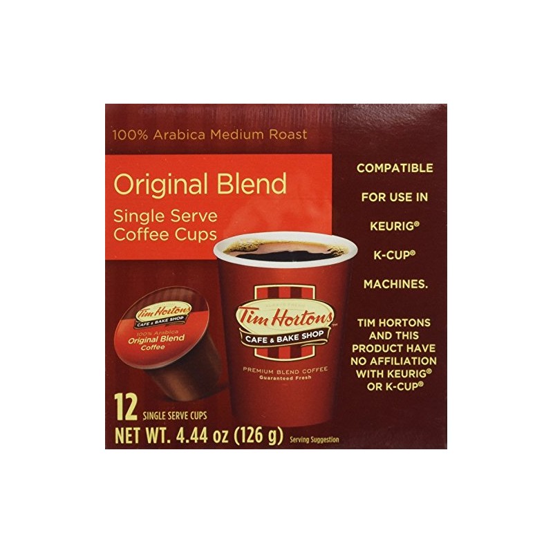 Tim Hortons Original Blend, Medium Roast Coffee, Single-Serve K-Cup Pods