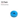 sourcing map M3x4mm(DxH) Knurled Nuts - 10Pack - Good for