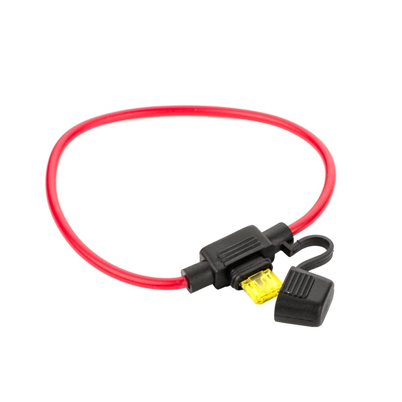 LST 5 x car fuse holder with blade fuse, 20