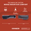 CONTEC Merge Mountain Comfort Bicycle Grips 96/140 mm D3 Tri-Component