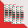 PAPERZIP - Sudan Flags – 48 Stickers for Business, Schools,