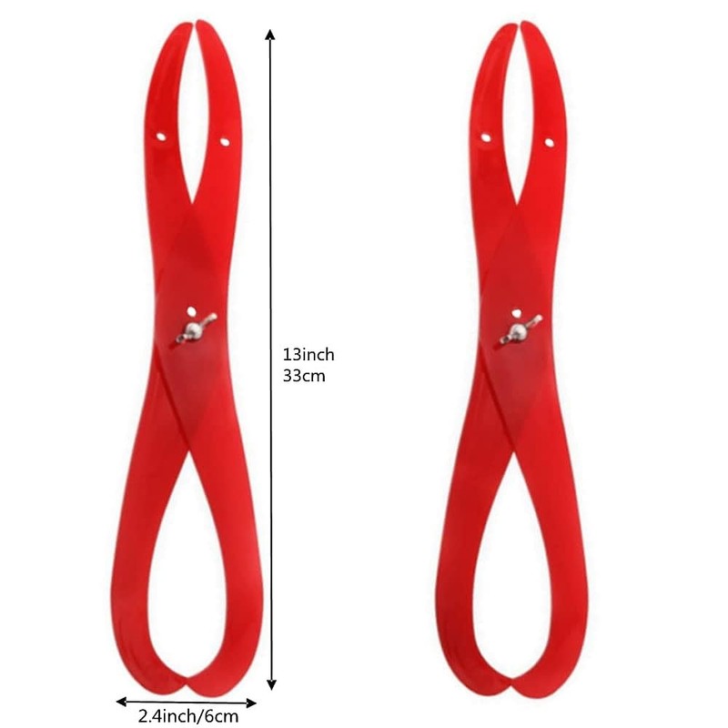 Bent Leg Caliper 6Inch Red Plastic Ceramic Measuring Clay Sculpture