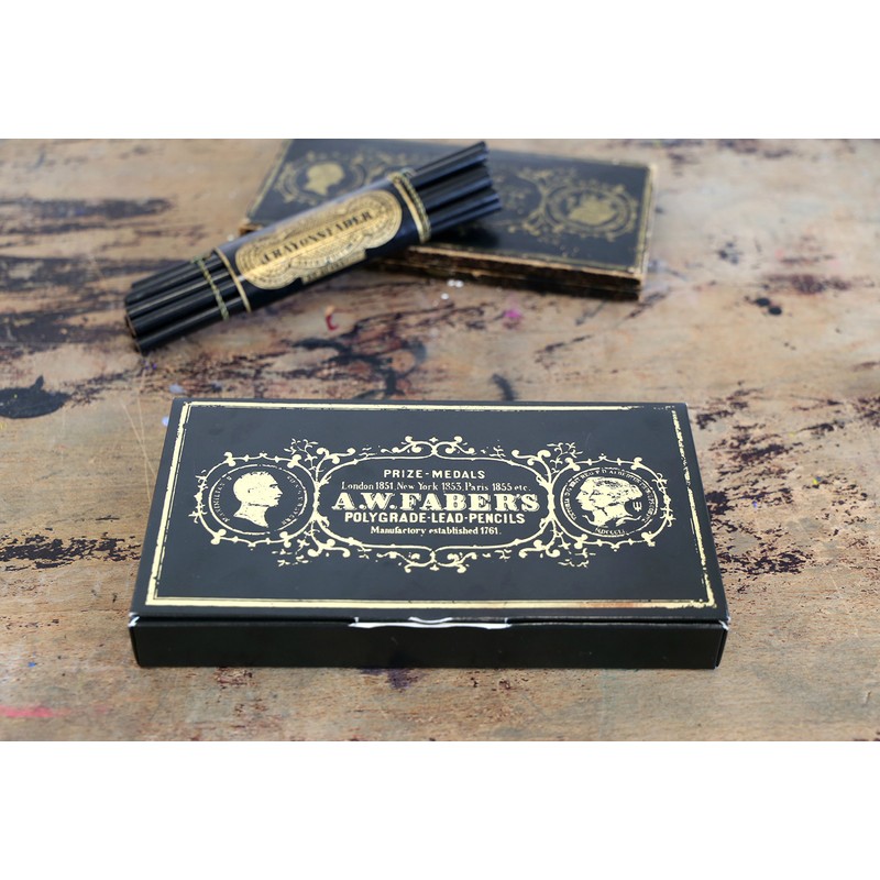 Faber-Castell Polygrades Pencils, Pack of 12 Limited Edition Pencils, 200th