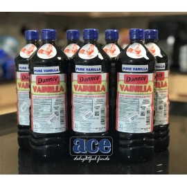 Danncy Seven (7) Danncy Pure Mexican Vanilla Extract - Dark Color (1 Liter each)