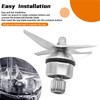 Meyffon 105733 Blender Blade Replacement for Vitamix A2300 A2500 A3300