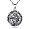 YFN Saint Andrew Necklace Sterling Silver Religious Protector Pendant St