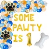 Vetwo 112pcs Dog 1st Birthday Decorations Some Pawty Is 1