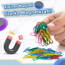 FINDMAG Strong Magnets, Colourful Magnets for Magnetic Board, Fridge Magnets, Whiteboard Magnets, Colourful, Fridge Magnets for Classroom, Office, Photo, Paper (Pack of 20 Mixed with 5 Colours)