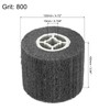 sourcing map 2pcs 120x100x19mm 800 Grit Non-Woven Polishing Burnishing Wheel
