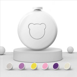 Baby Nail File Electric, Baby Nail Clippers, Electric Nail File, Nail Trimmer Manicure Set, Nail File Clipper Electric (White)