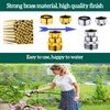 SNUTUYA Faucet to Garden Hose Adapter,Brass 3/4-Inch Garden Hose Adapter
