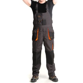 Classic Workman's Dungarees Graphite 270 g / m2 Car Gardener Mechanic Various Sizes Available - 48