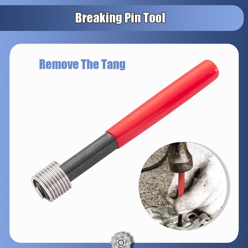 Rdrusean Thread Repair Kit M12x1.0mm Helicoil Restoring Thread Repair Tools