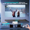 Projector with WiFi and Bluetooth, 16000Lumens Portable Mini Projector,Native Full