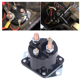 Club Car Starter Solenoid, 4 Terminal 1013609 Reliable Solenoid Relay Heavy Duty 12V Replacement for Carryall DS Precedent Series Gas for Repairing