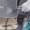 Hazet Air Blow Gun with Low-Noise Wide Flat Nozzle for