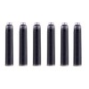 Platignum Fountain Pen Cartridge Black [6 Pack] 50520 Ink Cartridge