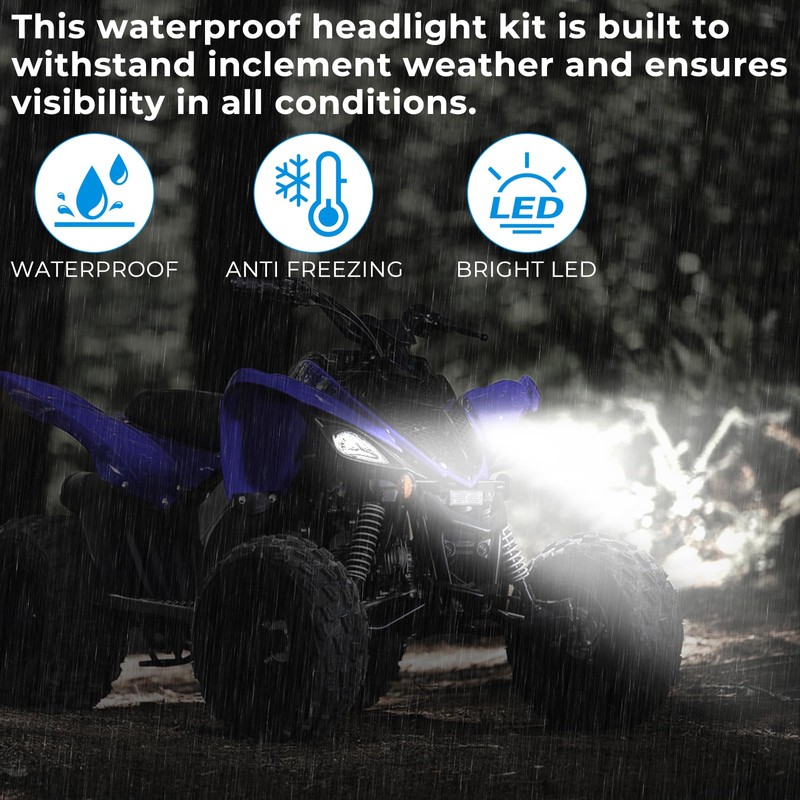AUTOVIC Left & Right Headlight Kit for 2016-2024 Yamaha Raptor