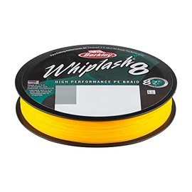 BERKLEY Whiplash 8 braided cord, yellow, 0.06 mm, 10.7 kg, 23 lb, 330 yd